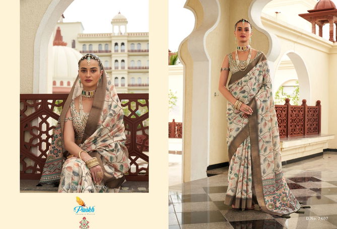 Karvaah Vol2 By Pankh Gotta Sik Designer Saree Catalogue